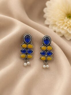 Unique Stud Earring stylish brass jewelry design