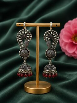 Oxidized Silver Earcuff stylish brass jewelry design