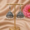 Leaf Jhumka Earring stylish brass jewelry design