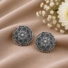 Floral Stud Earring stylish brass jewelry design