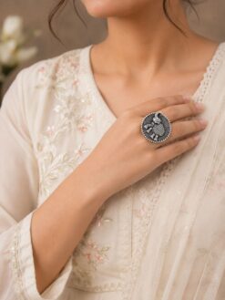 Unique Elephant Ring stylish brass jewelry design