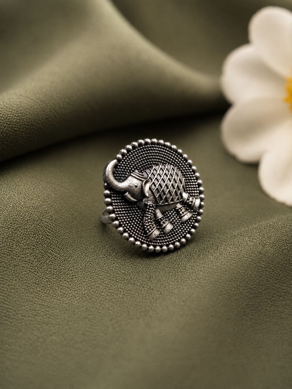 Unique Elephant Ring Majestic Elegant Design for Traditional Fashion Wear 4 Unique Elephant Ring stylish brass jewelry design