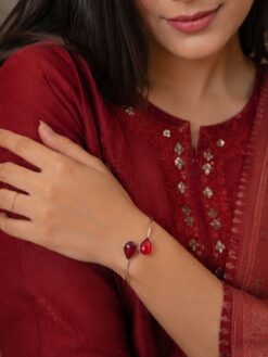 Designer Drop Bangle stylish brass jewelry design