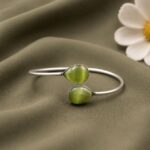Designer Drop Bangle Premium Design for Party Wear Fashion - "MInt"