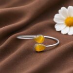 Designer Drop Bangle Premium Design for Party Wear Fashion - "Yellow"