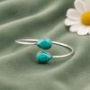 Designer Drop Bangle stylish brass jewelry design