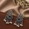 Beautiful Peacock Earring stylish brass jewelry design