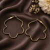 Designer Gold Plated Earring stylish brass jewelry design