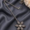 Floral Maang Tika stylish brass jewelry design