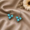 Silver Hook Earring stylish brass jewelry design