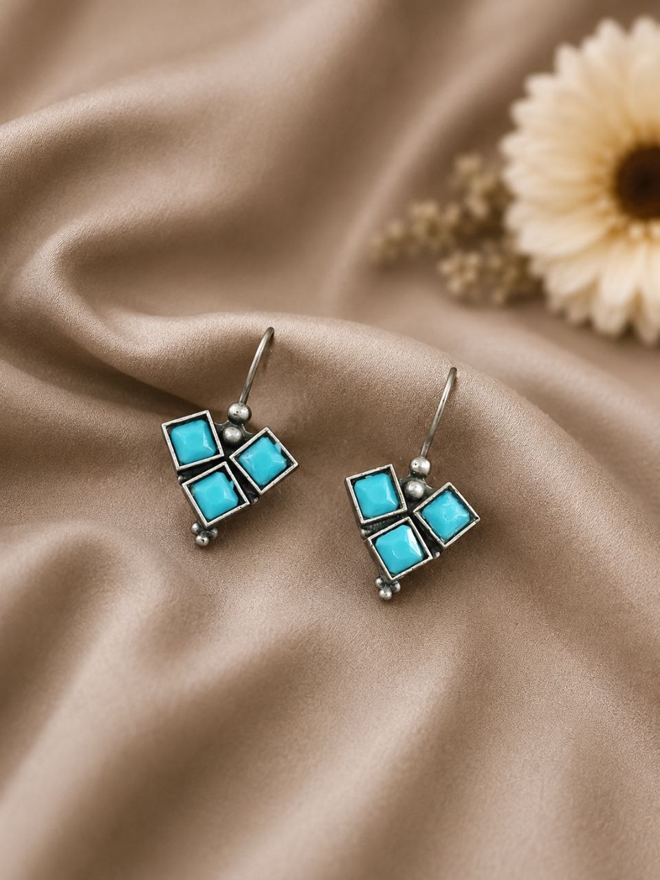 Silver Hook Earring Elegant Design for Stunning Premium Look 1 Silver Hook Earring stylish brass jewelry design