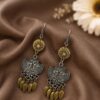 Two Tone Earring stylish brass jewelry design