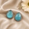 Drop Stud Earring stylish brass jewelry design