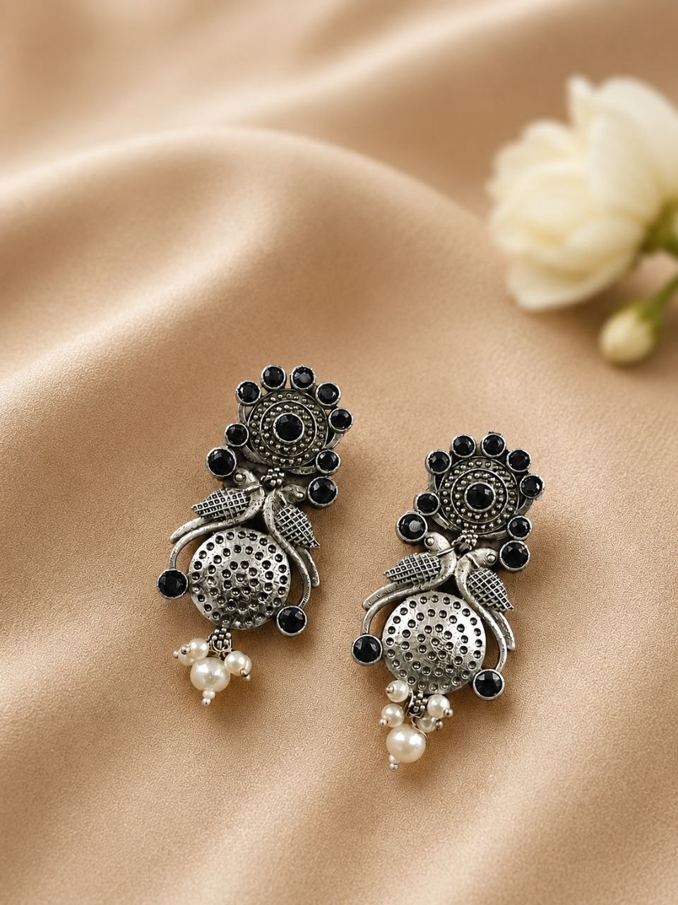 Designer Peacock Earring Traditional Design for Festive Wear 1 Designer Peacock Earring stylish brass jewelry design