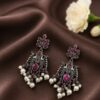 Unique Peacock Earring stylish brass jewelry design