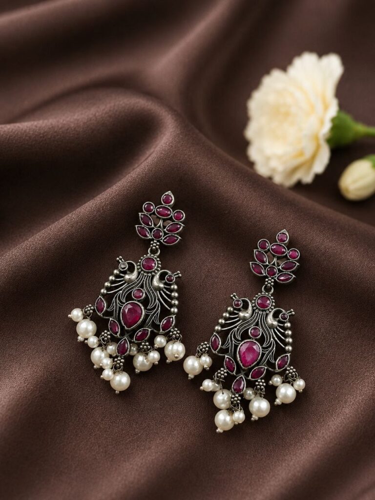 Unique Peacock Earring Traditional Design for Stunning Jewelry