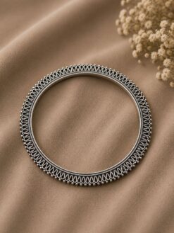 Beautiful Leaf Bangle stylish brass jewelry design