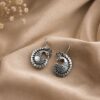 Peacock Hook Earring Traditional Design for Stunning Fashion Wear 4 Peacock Hook Earring stylish brass jewelry design