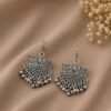 Silver Hook Earring stylish brass jewelry design