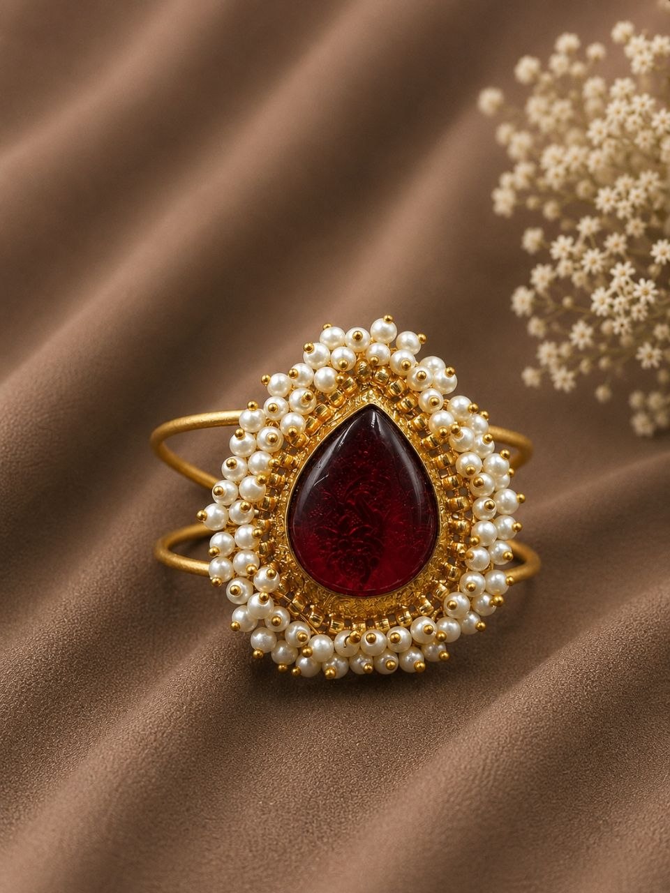Gold Plated Drop Bangle Premium Design for Traditional Fashion Wear 2 Gold Plated Drop Bangle stylish brass jewelry design