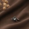 Silver Square Nose Pin stylish brass jewelry design