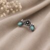 Floral Nose Pin Beautiful Inspired Design for Stunning Traditional Wear 12 Floral Nose Pin stylish brass jewelry design