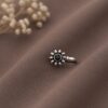 Beautiful Floral Nose Pin Elegant Design for Traditional & Everyday Wear 8 Floral Nose Pin elegant flower inspired brass jewelry