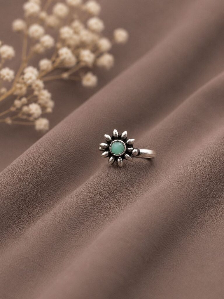 Beautiful Floral Nose Pin Elegant Design for Traditional & Everyday Wear