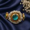 Handcrafted Round Bangle Artisan Design for Traditional Fashion Wear 11 Unique Gold Plated Bird Earring stylish brass jewelry design