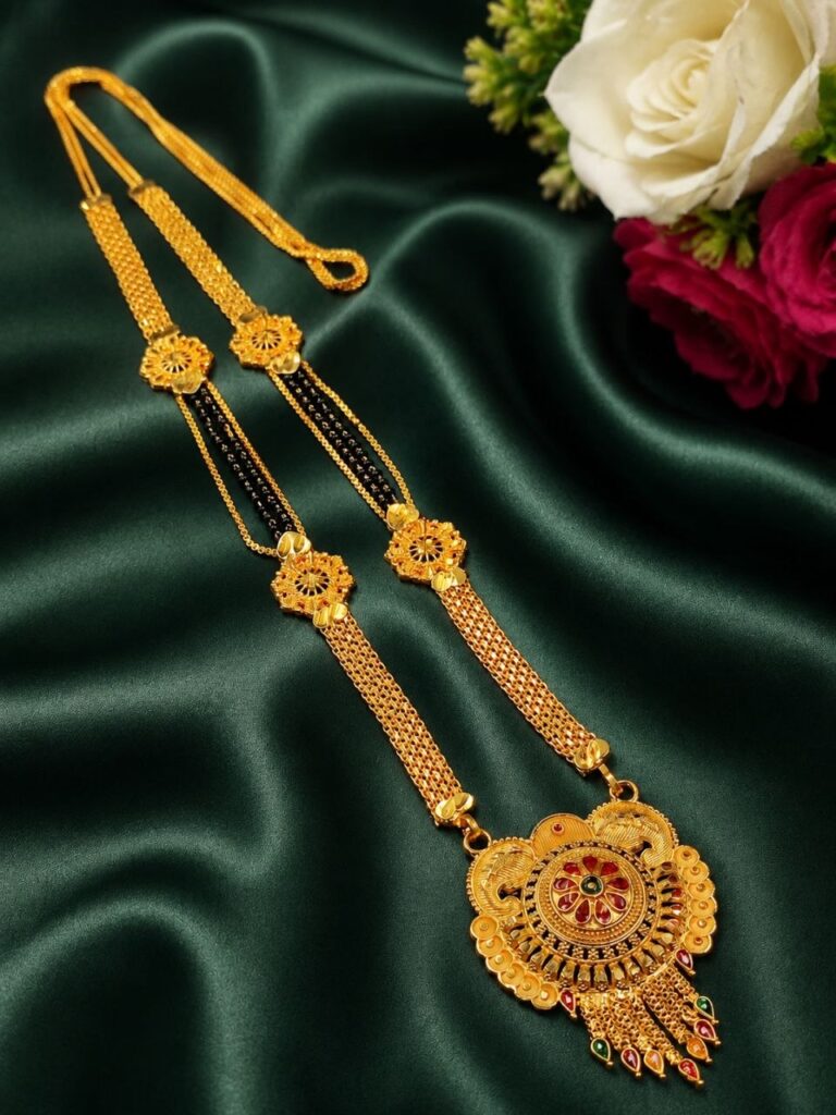 Designer Floral Mangal Sutra Bridal for Stunning Traditional Wear