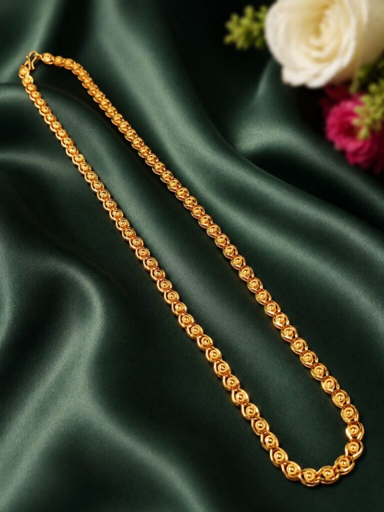 Designer Gold Plated Chain Beautiful Design for Stylish Look