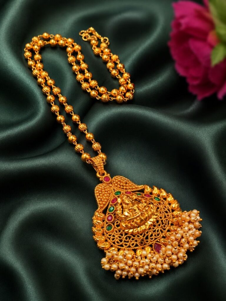 Maa Durga Chain Necklace Divine Traditional for Spiritual & Elegance