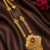 Beautiful Floral Mangal Sutra Elegant Design for Traditional Wear 5 Beautiful Floral Mangal Sutra elegant flower inspired jewelry design