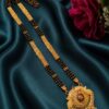 Gold Plated Mangal Sutra Elegant Traditional Design for Timeless Daily & Bridal Wear 4 Gold Plated Mangal Sutra elegant traditional jewelry design