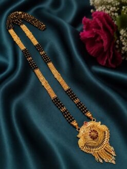 Gold Plated Mangal Sutra elegant traditional jewelry design