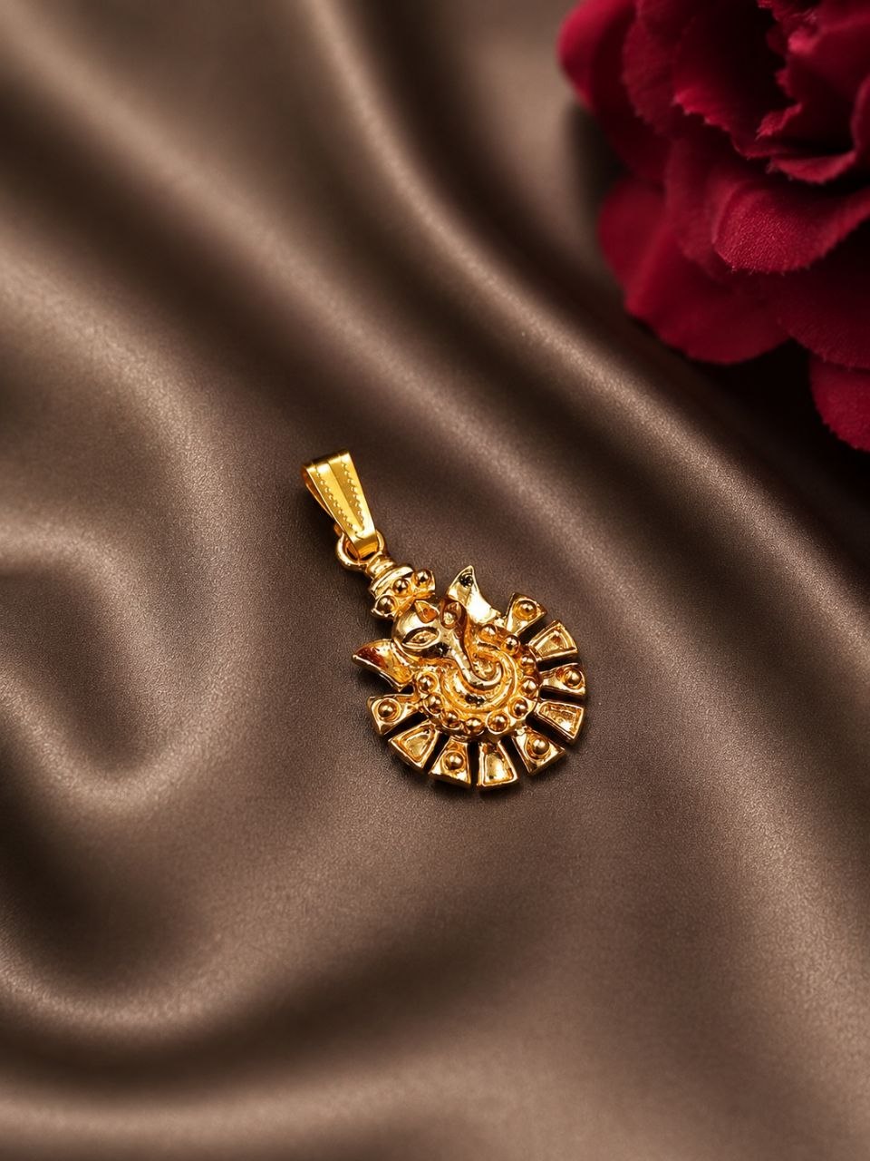 Lord Ganesha Pendant Divine Spiritual for Blessings & Traditional Wear 1 Lord Ganesha Pendant spiritual devotional jewelry design