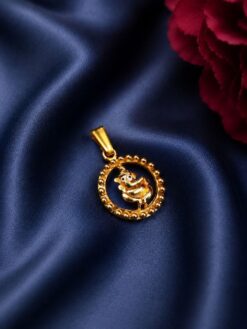 Gold Charm Pendant elegant gold plated jewelry design