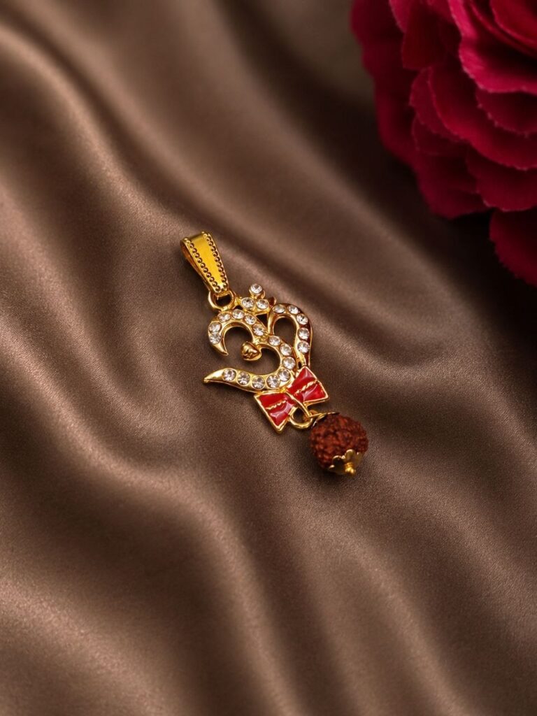 Handmade Om Charm Spiritual Design for Traditional Wear