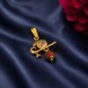 Peacock Charm Pendant elegant traditional jewelry design
