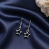 Star Hook Earring trendy celestial jewelry design