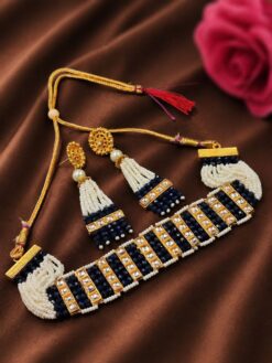 Premium Kundan Necklace Set royal traditional jewelry design