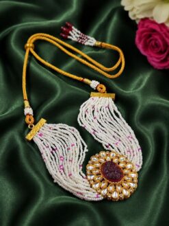 Unique Kundan Necklace royal traditional jewelry design