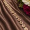 Gold Plated Shish Patti elegant bridal head jewelry design