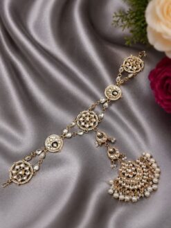 Floral Maang Tikka elegant flower inspired forehead jewelry design