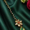 Gold Plated Floral Maang Tikka traditional Jewelry for Beautiful Look 4 Gold Plated Floral Maang Tikka elegant flower inspired forehead jewelry design