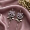Silver Floral Earcuff elegant flower inspired ear jewelry design