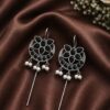 Silver Floral Earcuff elegant flower inspired ear jewelry design