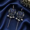Silver Floral Earcuff elegant flower inspired ear jewelry design