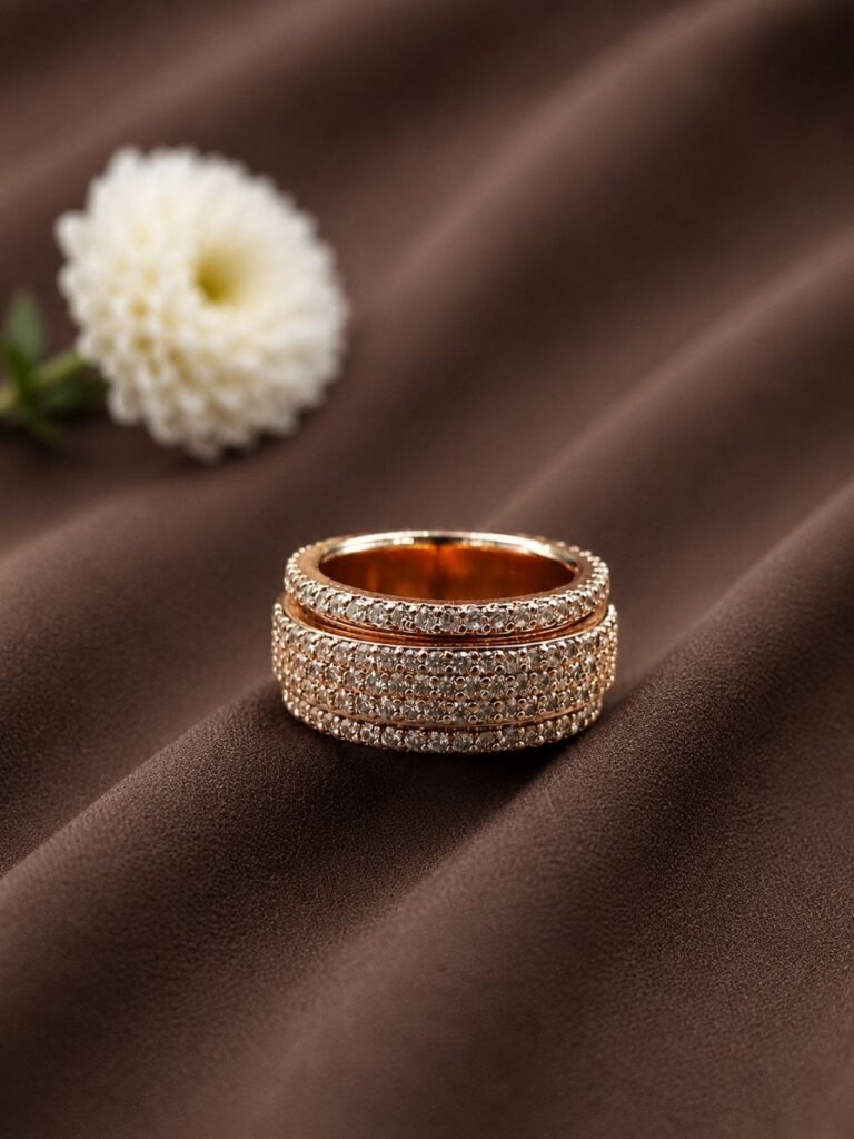Unique Gold Finger Ring Designer Jewelry for Party & Traditional Wear