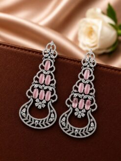 AD Earring elegant American Diamond jewelry design